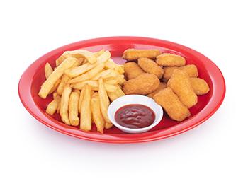 SALON NUGGETS CON PAPAS